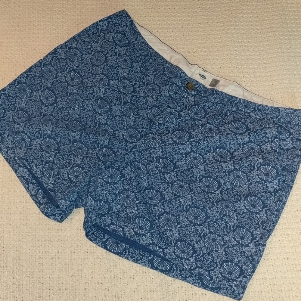 Summer fun sea urchin & coral print shorts